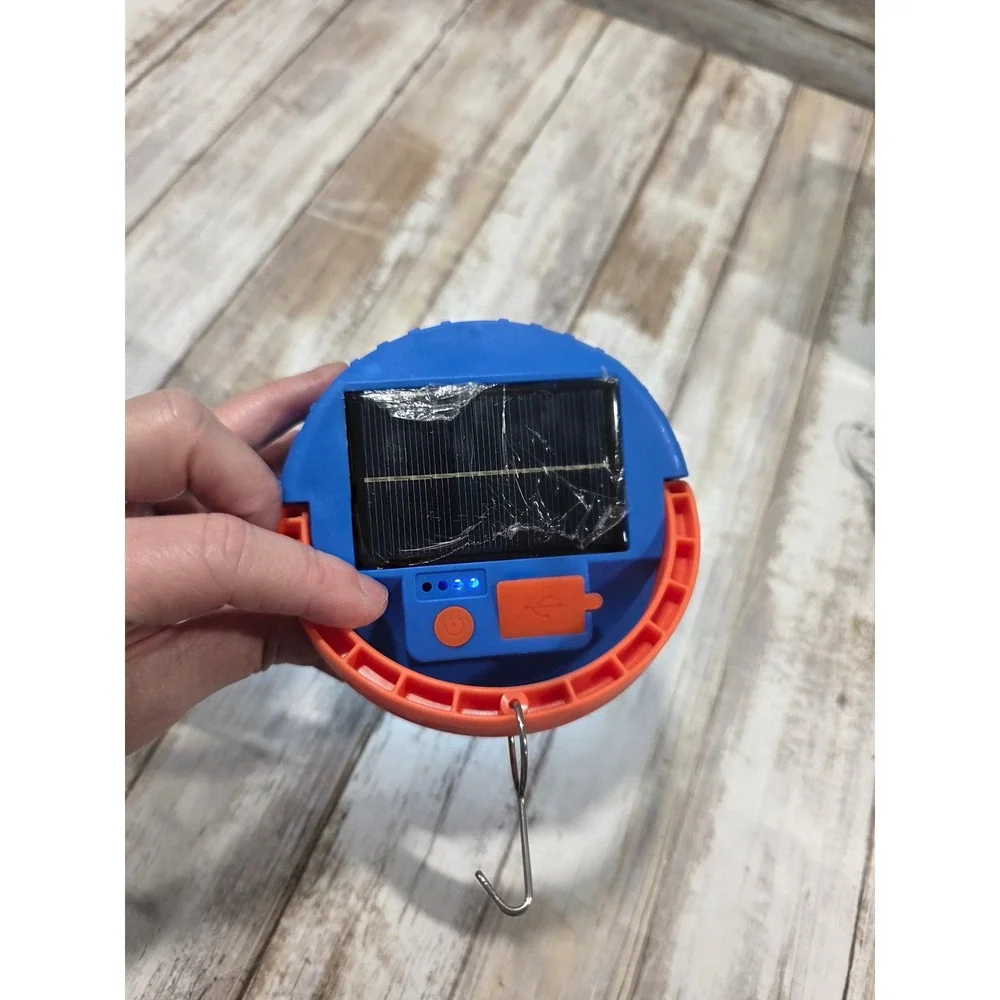 2- Blazingly Solar Emergency‎ Charging Lamp LED Rechargeable Portable Lantern